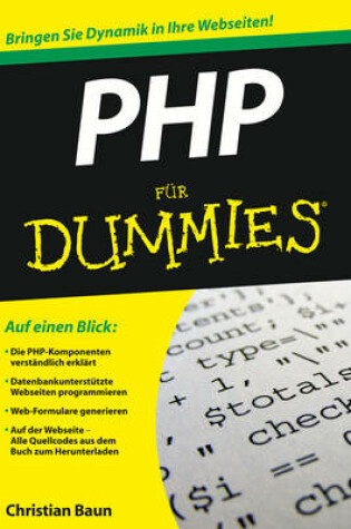 Cover of PHP Fur Dummies