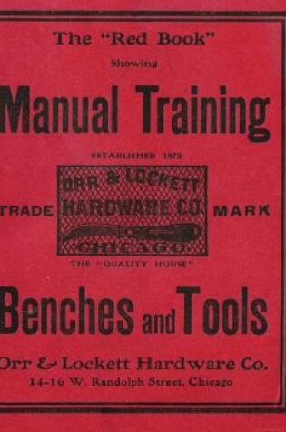 Cover of The Red Book Manual Training ORR & LOCKETT CO. CHICAGO