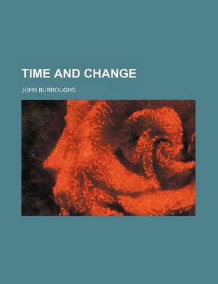 Book cover for Time and Change (Volume 16)
