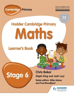 Book cover for Hodder Cambridge Primary Maths Learner's Book 6