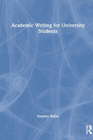 Cover of Academic Writing for University Students