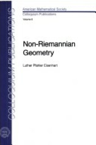 Cover of Non-Riemannian Geometry