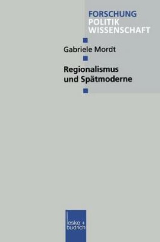 Cover of Regionalismus und Spätmoderne