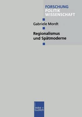 Book cover for Regionalismus und Spätmoderne