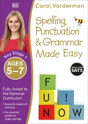 Book cover for Spelling, Punctuation & Grammar Made Easy, Ages 5-7 (Key Stage 1)