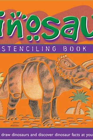 Cover of Large Dinosaur Stencil Book