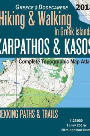 Cover of Karpathos & Kasos Complete Topographic Map Atlas 1