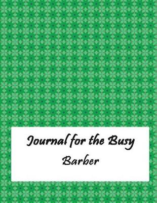 Book cover for Journal for the Busy Barber