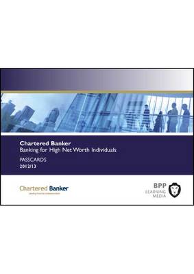 Cover of Chartered Banker Banking for High Net Worth Individuals