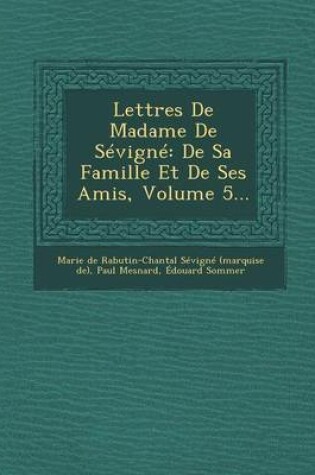 Cover of Lettres de Madame de Sevigne