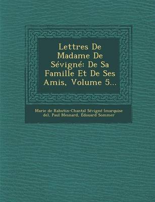 Book cover for Lettres de Madame de Sevigne