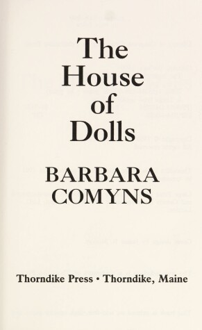 Book cover for House of Dolls