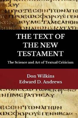 Book cover for The Text of the New Testament