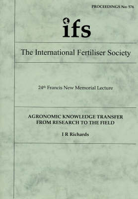 Book cover for Agronomic Knowledge Transfer from Research to the Field