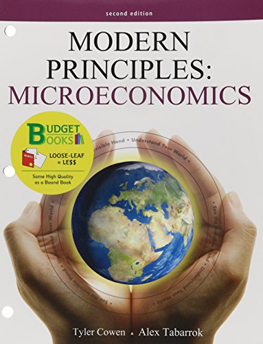 Book cover for Modern Principles in Microeconomics (Looseleaf) & Study Guide