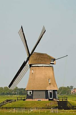 Book cover for Classic Dutch Windmill, with Interior Image on Every Page