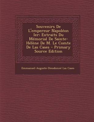 Book cover for Souvenirs de L'Empereur Napoleon Ier