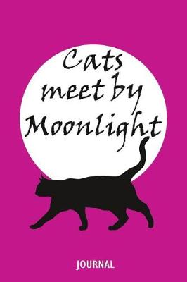 Book cover for Cats Meet by Moonlight Journal