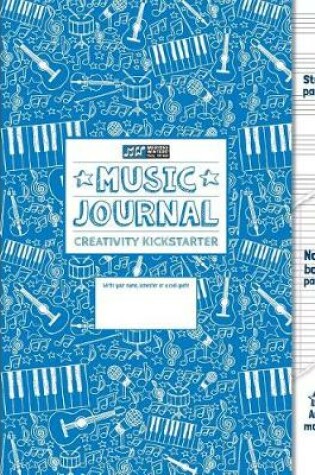 Cover of Music Journal and Creativity Kickstarter (Blue)