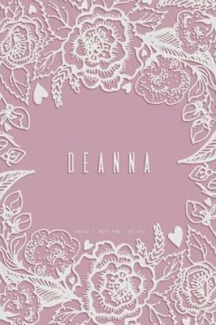 Cover of Deanna. Dusty Pink Dot Grid Journal