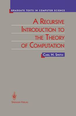 Book cover for A Recursive Introduction to the Theory of Computation
