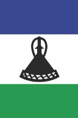 Cover of Lesotho Flag Notebook - Basotho Flag Book - Lesotho Travel Journal