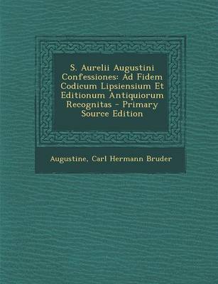 Book cover for S. Aurelii Augustini Confessiones