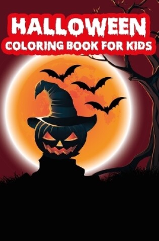 Cover of Halloween Coloring Book For kids