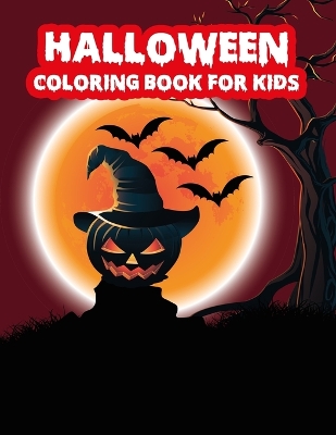 Book cover for Halloween Coloring Book For kids