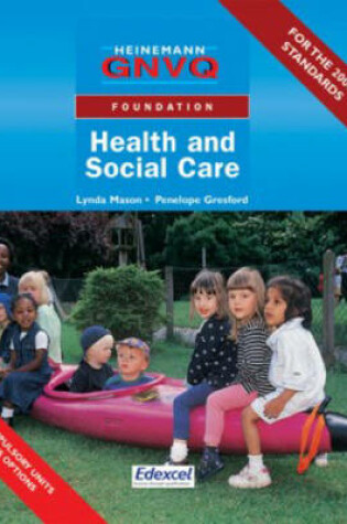 Cover of Foundation GNVQ Health and Social Care Student Book with Options