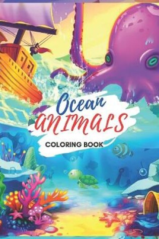 Cover of Ocean Animals Coloring Book