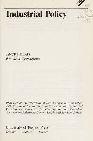 Cover of Industrial Policy