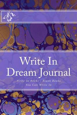 Book cover for Write In Dream Journal