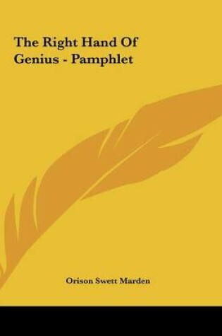 Cover of The Right Hand of Genius - Pamphlet