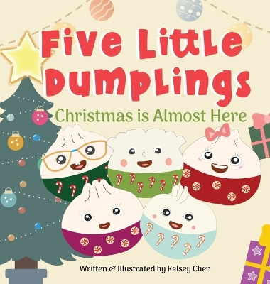 Book cover for Five Little Dumplings Christmas is Almost Here