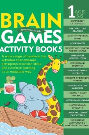 Cover of Brain Games Activity Book 5 (Level-1)