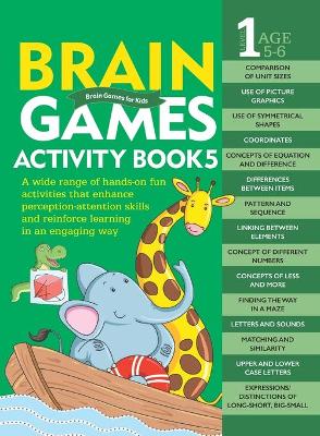 Book cover for Brain Games Activity Book 5 (Level-1)