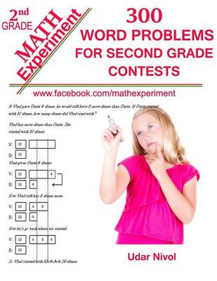 Cover of Math Experiment - 300 Word Problems for Second Grade Contests