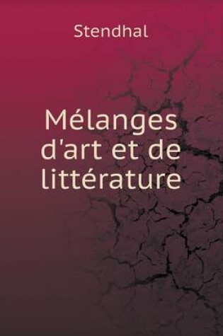 Cover of Mélanges d'art et de littérature