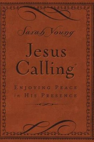 Cover of Jesus Calling, Small Brown Leathersoft, with Scripture references*