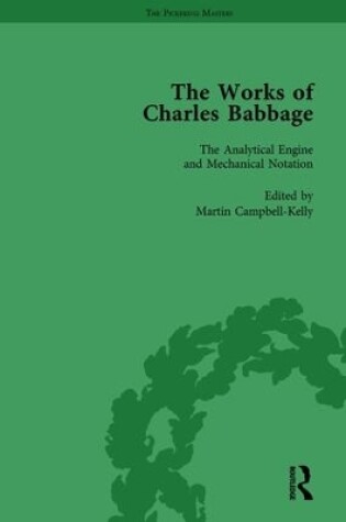 Cover of The Works of Charles Babbage Vol 3