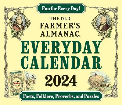 Book cover for The 2024 Old Farmer's Almanac Everyday Calendar