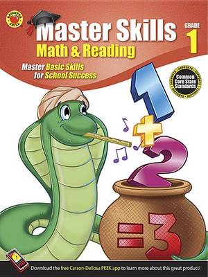 Book cover for Math & Reading Workbook, Grade 1