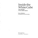 Book cover for Inside the White Cube