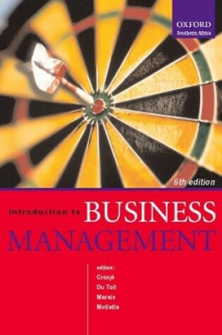 Cover of Introduction to Business Management