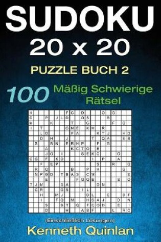 Cover of Sudoku 20 x 20 Puzzle Buch 2