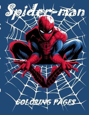 Book cover for Spiderman coloring pages