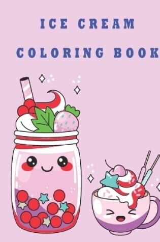 Cover of Ice Cream coloring book