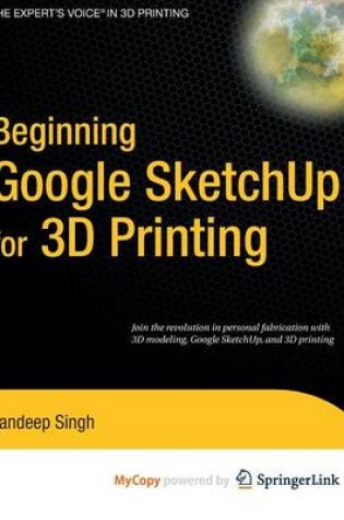 Cover of Beginning Google Sketchup for 3D Printing