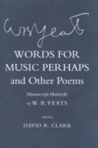 Cover of "Words for Music Perhaps" and Other Poems